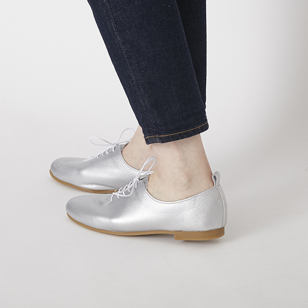 TRAD+/撥水ソフトレザーレースアップシューズ